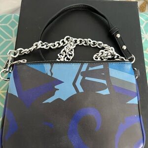 Marina Galanti Stylish Blue and Black Women's Bag